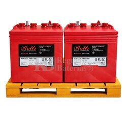 2 Bater�as ROLLS 8 FS GC | 8 Voltios 155 Amperios C20